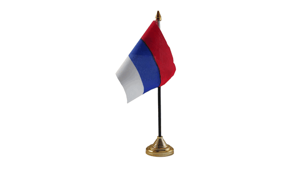 Serbia Table Flags